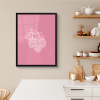 Frambozen - Steel - Getekend - Roze KitchenYeah - Keuken - Fotolijst klein -sfeer3