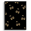 Patroon - Kersen - Goud - Chrome KitchenYeah - Keuken - Fotolijst klein -3d