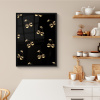 Patroon - Kersen - Goud - Chrome KitchenYeah - Keuken - Fotolijst klein -sfeer1