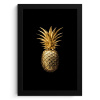 Ananas - Zwart - Goud - Luxe KitchenYeah - Keuken - Fotolijst klein -3d