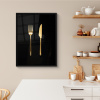 Bestek - Goud - Mes - Vork KitchenYeah - Keuken - Fotolijst klein -sfeer1