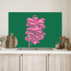 Abstract - Pink - Lijnen - Groen Spatscherm Aluminium klein -zzproduct_nieuw