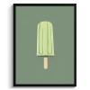 Groen - Waterijsje - Stokje - Illustratie KitchenYeah - Keuken - Fotolijst klein -3d