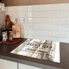 Bistro Welkomstbord Inductie beschermer vinyl 3mm middel -sfeer3