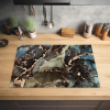 Geologisch Marmeren Wonder Inductie beschermer vinyl 3mm klein -sfeer5