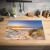 Zachte Zonsopkomst over Duinlandschap Inductie beschermer vinyl 3mm klein -sfeer5