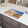 Zachte Zonsopkomst over Duinlandschap Inductie beschermer vinyl 3mm klein -sfeer8