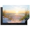 Strandzonsondergang met Helmgras Inductie beschermer vinyl 3mm klein -3d