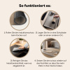 Vogel - Beige - Japandi Inductie beschermer vinyl 3mm middel -tsfeer9_DE