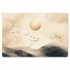 Landschap - Japandi - vogel Placemat vinyl groot -zzsfeer1_Kitchenyeah-website