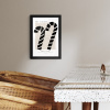 Zuurstokken - Kerst - Snoepgoed - Zwart - Feestdagen KitchenYeah - Keuken - Fotolijst klein -sfeer3