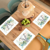 Olifant - Dieren - Natuur - Kind - Watercolor Placemat vinyl groot -zzsfeer5_Kitchenyeah-website