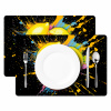 Citroen - Graffiti - Kleurrijk - Verf - Modern Placemat vinyl groot -zzsfeer2_Kitchenyeah-website