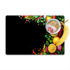 Citroenen - Peper - Kruiden - Graffiti - Verf - Abstract Placemat vinyl groot -zzzproduct_Kitchenyeah-website