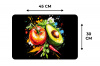 Tomaat - Avocado - Peper - Graffiti - Verf - Modern Placemat vinyl groot -specs