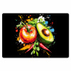 Tomaat - Avocado - Peper - Graffiti - Verf - Modern Placemat vinyl groot -zzsfeer1_Kitchenyeah-website