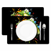 Tomaat - Avocado - Peper - Graffiti - Verf - Modern Placemat vinyl groot -zzsfeer2_Kitchenyeah-website