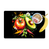 Tomaat - Avocado - Peper - Graffiti - Verf - Modern Placemat vinyl groot -zzzproduct_Kitchenyeah-website