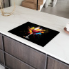 Wijn - Glas - Graffiti - Borrel - Rood - Verf Inductie beschermer vinyl 3mm klein -sfeer8