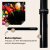 Groente - Graffiti - Kleurrijk - Koken - Abstract Inductie beschermer vinyl 3mm middel -zzzzzzz-induclip_DE