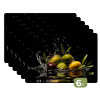 Olijven - Groen - Water - Zwart Placemat vinyl groot -zzsfeer3_Kitchenyeah-website