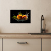 Mango - Fruit - Water - Zwart - Bladeren KitchenYeah - Keuken - Canvas klein -sfeer2