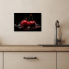 Kersen - Rood - Fruit - Water - Zwart KitchenYeah - Keuken - Canvas klein -sfeer2