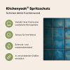 Kreeft - Geel - Blauw - Tegels Spatscherm Aluminium klein -zdetails_DE