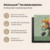 Bloemen - Vaas - Kaartje Inductie beschermer vinyl 3mm klein -zzzzzzusp-haakje_DE