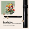 Bloemen - Vaas - Kaartje Inductie beschermer vinyl 3mm klein -zzzzzzz-induclip_DE