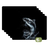 Vis - Koi - Zwart - Water Placemat vinyl groot -zzsfeer3_Kitchenyeah-website
