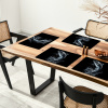 Vis - Koi - Zwart - Water Placemat vinyl groot -zzsfeer4_Kitchenyeah-website