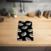 Oesters - Vissen - Blauw - Goud Inductie beschermer vinyl 3mm middel -sfeer5