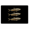 Vissen - Goud - Zwart Placemat vinyl groot -zzsfeer1_Kitchenyeah-website