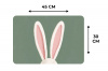 Hazen - Oren - Roze Placemat vinyl groot -specs