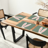 Hazen - Oren - Roze Placemat vinyl groot -zzsfeer4_Kitchenyeah-website