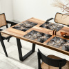 Verstrengelde Gouden Rivieren Placemat vinyl groot -zzsfeer4_Kitchenyeah-website