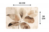 Sepia Bladtinten Placemat vinyl groot -specs