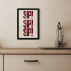 Japandi - Vintage - Decoratie - Rood KitchenYeah - Keuken - Fotolijst klein -sfeer2