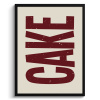 Red - Cake - Decoratie - Eten KitchenYeah - Keuken - Fotolijst klein -3d