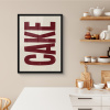 Red - Cake - Decoratie - Eten KitchenYeah - Keuken - Fotolijst klein -sfeer1