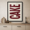 Red - Cake - Decoratie - Eten KitchenYeah - Keuken - Fotolijst klein -sfeer2
