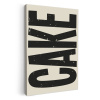 Beige - Japandi - Cake - Decoratie KitchenYeah - Keuken - Canvas klein -3d