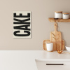 Beige - Japandi - Cake - Decoratie KitchenYeah - Keuken - Canvas klein -sfeer1