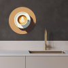 Cappuccino - Kop - Schotel - Minimalitisch KitchenYeah - Keuken - Wandcirkel Forex klein -sfeer1