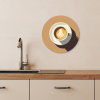 Cappuccino - Kop - Schotel - Minimalitisch KitchenYeah - Keuken - Wandcirkel Forex klein -sfeer3