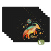 Quotes - 'Roar' - Dinosaurus - Spreuken - Kids - Jongens - Meisjes - Kinderen Placemat vinyl groot -zzsfeer3_Kitchenyeah-website