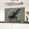 Haakse slijper - Schilderij - Gereedschap Spatscherm Aluminium klein -sfeer2