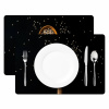 Sesam - Lepel - Zwart Placemat vinyl groot -zzsfeer2_Kitchenyeah-website