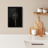 Koffiebonen - Lepel - Zwart KitchenYeah - Keuken - Fotolijst klein -sfeer1